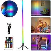 PAWNORA RGB Floor Lamp Corner LED Remote Colour Changing Mood in White