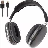 NESTLUNE Headphones Wireless Bluetooth Over-Ear with Noise in Black