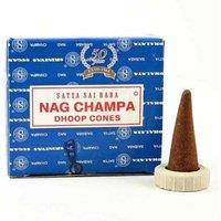 KDMD Nagchampa Dhoop Cones in Brown