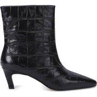 STEVE MADDEN Women's 'Greed Black Leather' Leather Boots | Size: 4