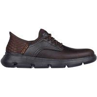 Skechers Men's 'Garza - Gervin' Classic Slip On Shoes in Brown | Size: 11