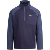 Trespass Men's Eric Quarter Zip Active Top in Navy | Size: Large