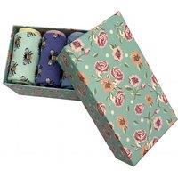 Vellin Women's Sweet Buzz Women's 3 Pack Bamboo Socks with Optional Gift Box in Green
