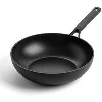 KitchenAid Forged Aluminium 28cm Wok. PFAS-Free Non-Stick in Black | Size: 28 cm
