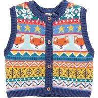 Frugi Wenn Fair Isle Waistcoat | Size: 6-9 m
