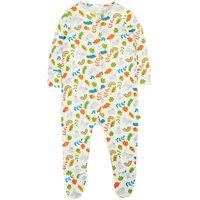 Frugi Lovely Babygrow in White | Size: 9-12 m