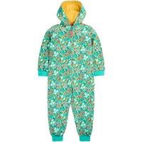 Frugi Girl's Big Snuggle Suit in Aqua | Size: 3-4 Years