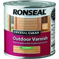 Ronseal Crystal Outdoor Matt Finish Varnish 250ml in Clear