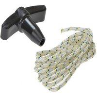 ALM Manufacturing Lawnmower Starter Handle & Rope - GP033 in Black