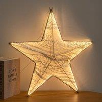 Samuel Alexander 58cm Aura Star Light Up Christmas Decoration with 248 Warm White LEDs