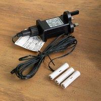 Samuel Alexander 3 x AAA Battery Replacement Plug in Power Adapter in Black