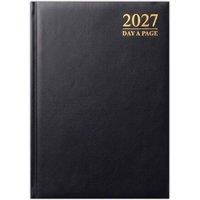 MANTRARAJ 2027 Diary A5 Day A Page Diary Half Page Weekend Hardcover DAP Diary in Black