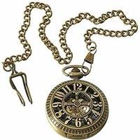 Oliver Tweed Automatic Pocket Watch Mechanical Peaky Blinders Vintage Double Hunter in Gold