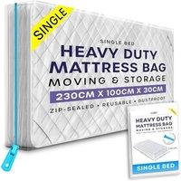 volila Mattress Bag with Zipper in Clear | Size: Medium