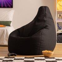 icon Gaming Performance Mesh XL Recliner Bean Bag, Pastel Pink in Black | Size: Extra Large