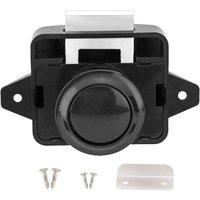 NESTLUNE 5x Push Button Catch Latch Lock Caravan Camper in Black | Size: 1000mm x 400mm