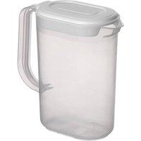 PAWNORA 1.5 Litre Plastic Fridge Door Jug in Clear