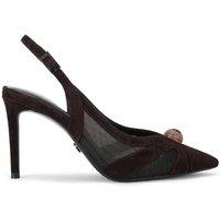 Carvela Women's 'Lumera Sling Court' Heels in Dark Brown | Size: 8