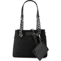 Carvela Women's 'Mini Cammie 3' Suede Bag in Black