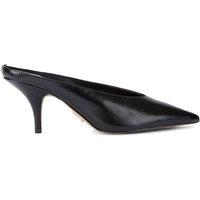 STEVE MADDEN Women's 'Fonza Black Leather' Leather Heels | Size: 5