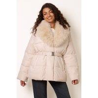 Blue Vanilla Women's Stone Long Sleeve Belted Coat | Size: XL