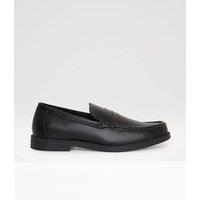 threadbare Men's Faux Leather Slip On Loafer in Black | Size: 10