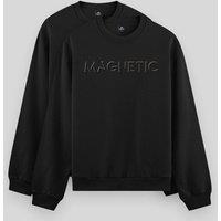 Tommy Life Men's Printed Crew Neck Sweatshirt in Black | Size: Small