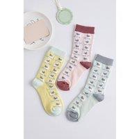 Vellin Women's Little Flock Women's 3 Pack Sheep Socks with Optional Gift Box