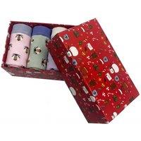 Vellin Women's Bee Happy Women's 3 Pack Bamboo Socks with Optional Gift Box