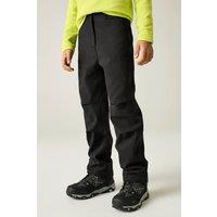 Regatta Softshell Walking Trousers in Black | Size: 7-8 Years