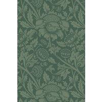 Hoopla Walls Damask Trail Wallpaper in Dark Green