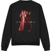 Marvel Avengers Endgame Nano Infinity Gauntlet Sweatshirt, Black | Size: Small