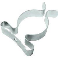 Forgefix Tool Clips 1.1/8In Zinc Plated (Bag 25) in Silver