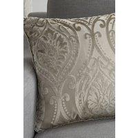 Curtina 'Chateau' Jacquard Filled Cushion in Natural | Size: 43 cm x 43 cm
