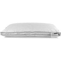 Homescapes Super Microfibre Damask Pillow in White