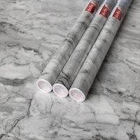 D-C-Fix Marble Romeo Grey Self Adhesive Vinyl Wrap Doors & Worktops 3 Rolls | Size: 675mm x 2000mm