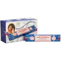 KDMD Set of 12 Packets of Nagchampa Incense Sticks in Blue