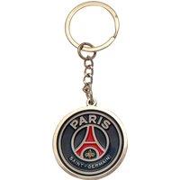 Paris Saint Germain FC Crest Keyring in Navy