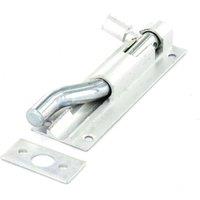 Securit Necked Aluminium Door Bolt in Silver