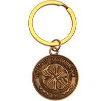 Celtic FC Crest Keyring in Gold