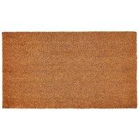 Groundsman Natural Coco Coir Door Mat in Brown | Size: 50 cm x 80 cm