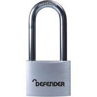 Defender Aluminium Padlock in Silver