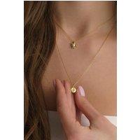 Elk & Bloom Women's Dainty 14k Gold Rose Flower Necklace