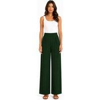 Kettlewell Women's Selena Satin Trousers in Bottle Green | Size: Large