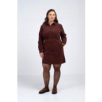 Kettlewell Women's Jamie Cord Dress in Chocolate | Size: 14