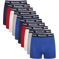 Bench Men's 10 Pack Cotton Stretch Boxer Shorts Underwear Multipack Acura | Size: Medium