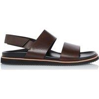Dune London Men's 'Idda' Leather Sandals in Brown | Size: 6