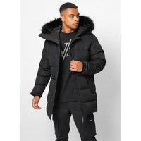 Valere Milano Men's Medici Parka in Black | Size: Medium