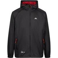 Trespass Men's Qikpac Waterproof Jacket in Black | Size: 2XS