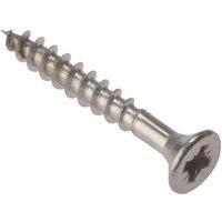 Forgefix Multi-Purpose Pozi Screw Csk St Stainless Steel 3.5 X 25Mm Box 200 in Silver